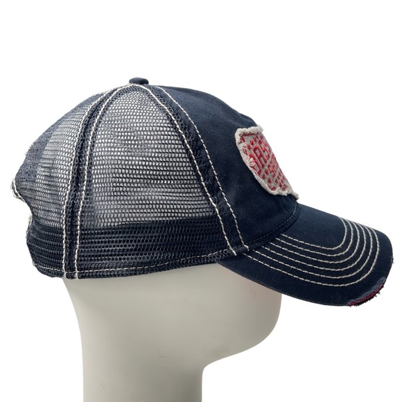 Bass Pro Shops Hat American Embroidered Patch Red Blue - Picture 4 of 6